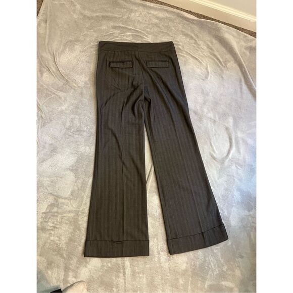 Vintage PinStriped low rise Flare Y2K Pants 4 - Picture 5 of 9
